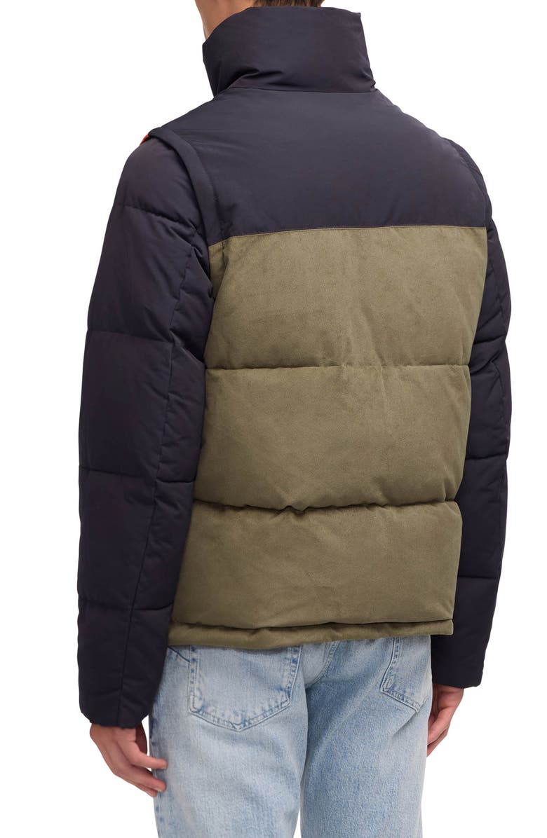 Scotch & Soda Nelleke 2-in-1 Puffer Jacket, Alternate, color, Classic Green