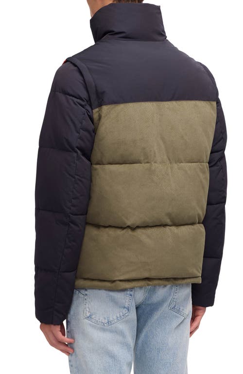 Scotch & Soda Ovela Puffer Vest In Classic Green