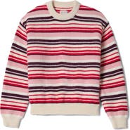 Brixton Cozy Stripe Crewneck Sweater