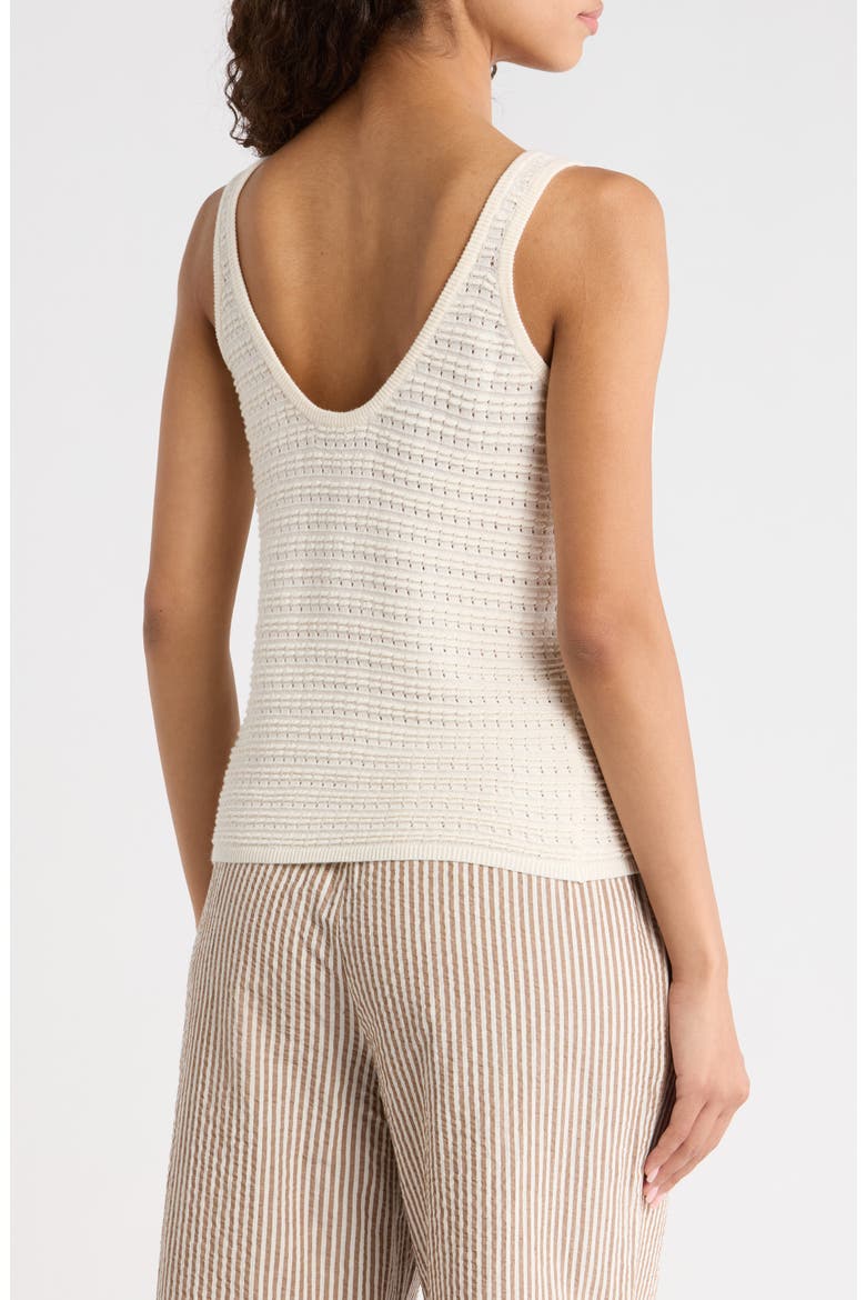 Siena Cotton Sweater Tank, Alternate, color, ANTIQUE WHITE