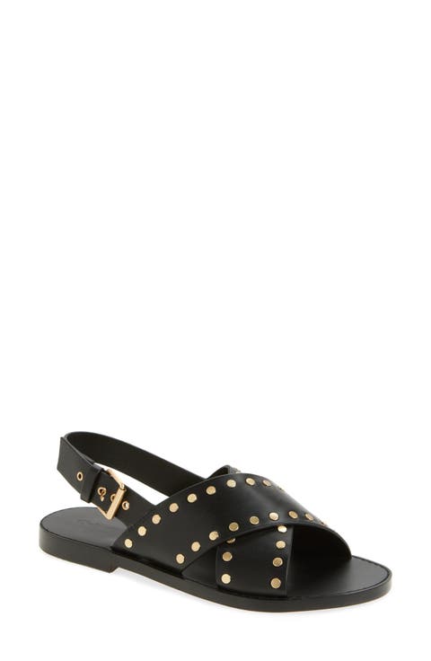 Women's Black Flat Sandals | Nordstrom