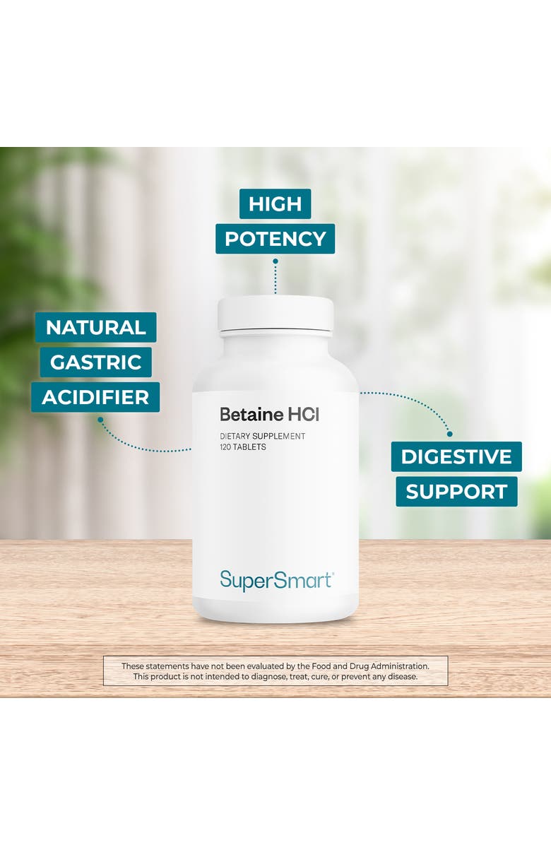 SuperSmart Betaine HCI 2600mg per Day, Alternate, color, NO COLOR