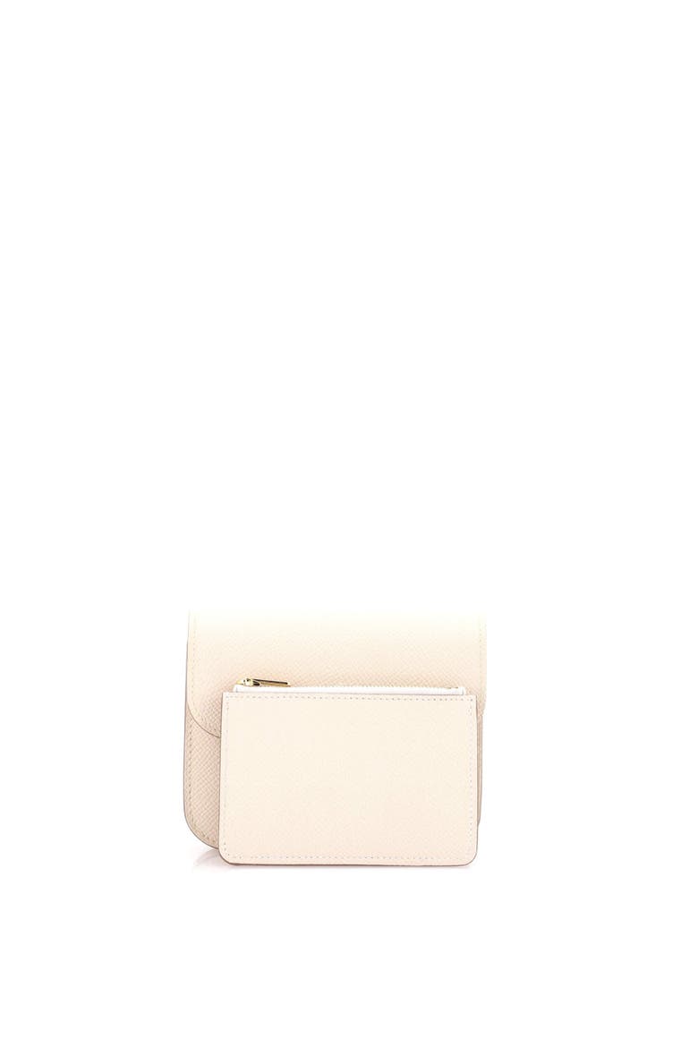 Constance Slim Wallet Epsom, Alternate, color, Craie