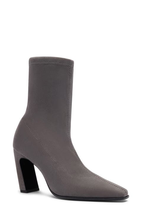 Stassi Stretch Leather Bootie