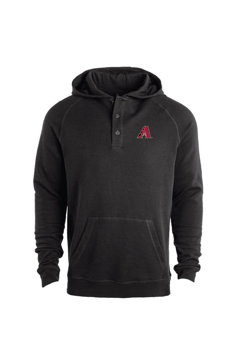 DUNBROOKE Men's Dunbrooke  Black Arizona Diamondbacks Montana Raglan Pullover Hoodie, Main, color, 