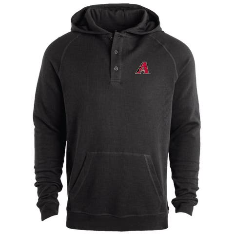 Men's Dunbrooke  Black Arizona Diamondbacks Montana Raglan Pullover Hoodie