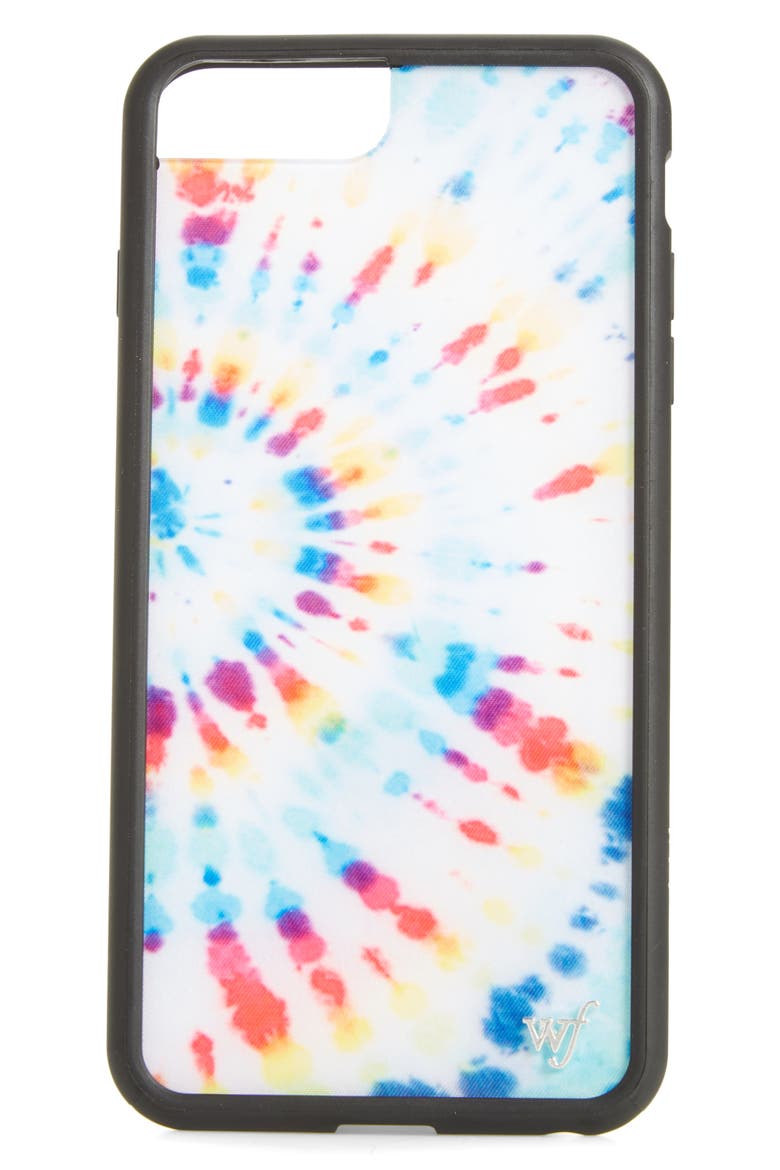 Tie Dye iPhone 6/7/8 Plus Case, Main, color, WHITE MULTI