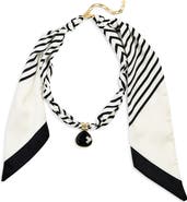 Panacea Teardrop Scarf Pendant Necklace