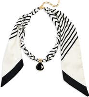Panacea Teardrop Scarf Pendant Necklace