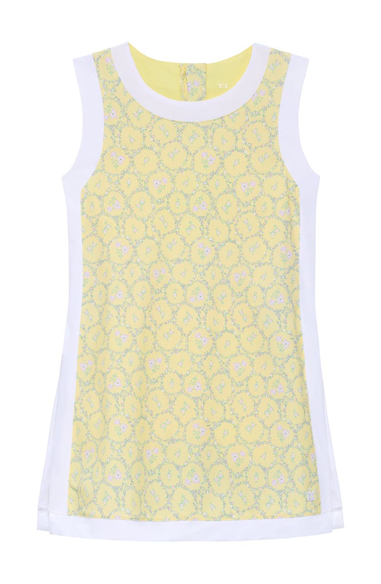 Courtside Kids Girls Lemon Love Dress, Main, color, Lemon