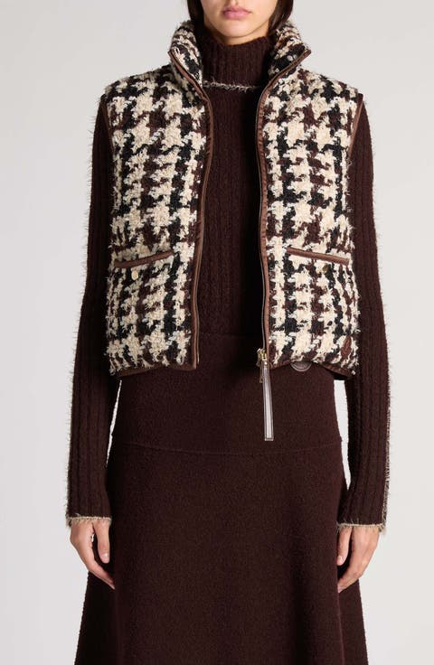 Emotionnalite Houndstooth Boucle Vest