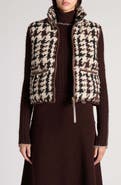 Moncler Emotionnalite Houndstooth Boucle Vest