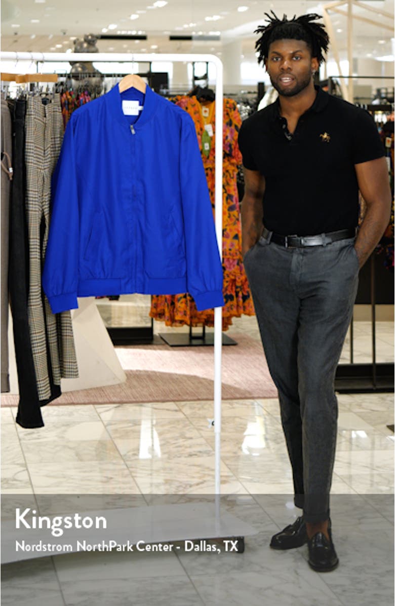 Classic Fit Bomber Jacket, sales video thumbnail