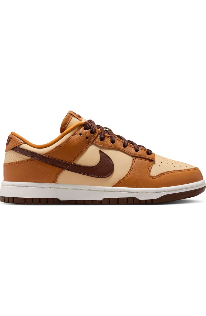 Nike Dunk Low SE Basketball Sneaker, Alternate, color, Desert Ochre/ Fauna/ Vanilla
