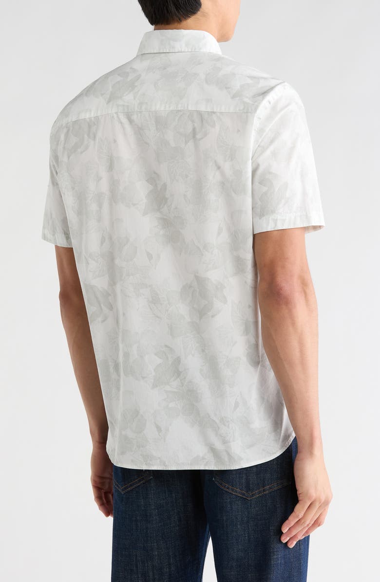 Robert Barakett Gimli Short Sleeve Button-Up Shirt, Alternate, color, White Multi