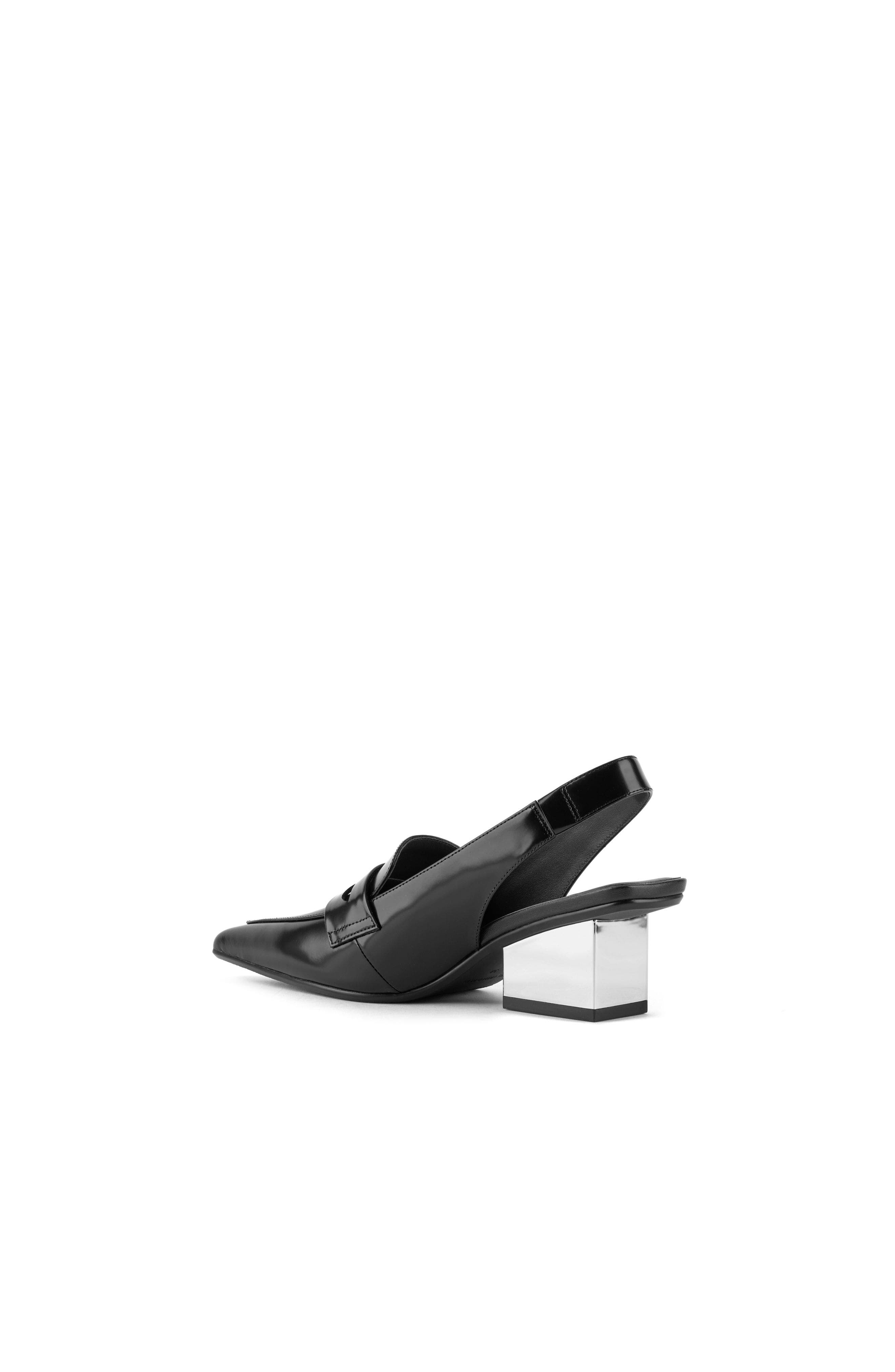 United Nude Raila Loafer Mid Pumps, Alternate, color, Black