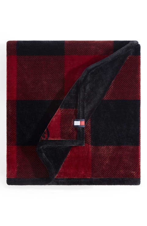 Prep Rally Crest Check Throw Blanket