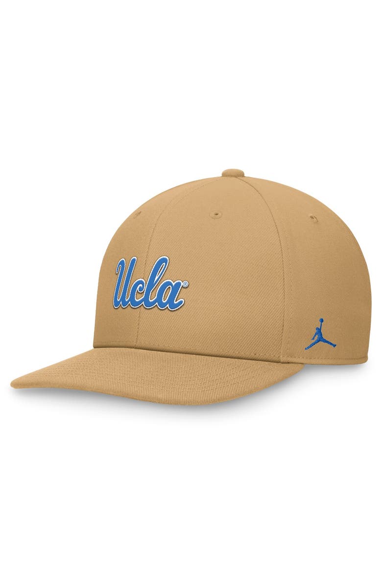Men's Jordan Brand Khaki UCLA Bruins Primetime Pro Snapback Hat, Main, color, Khaki