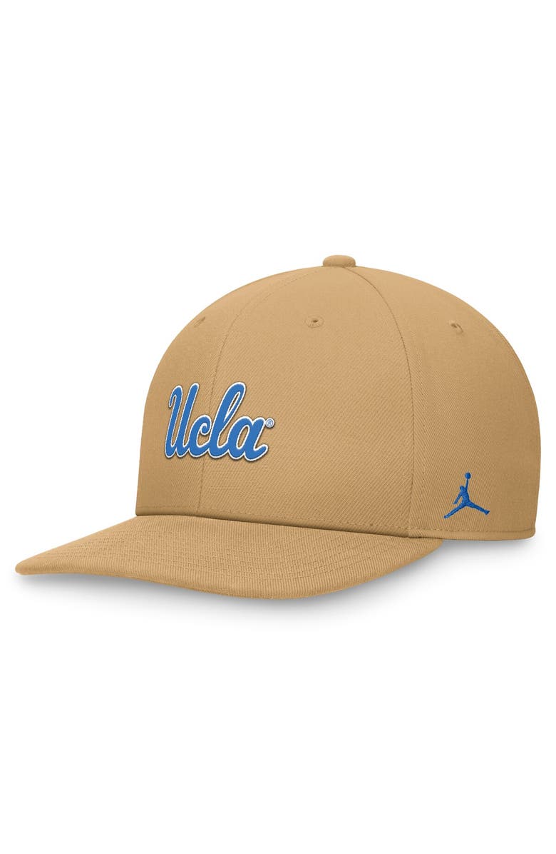 Jordan Brand Men's Jordan Brand Khaki UCLA Bruins Primetime Pro Snapback Hat, Main, color, Khaki
