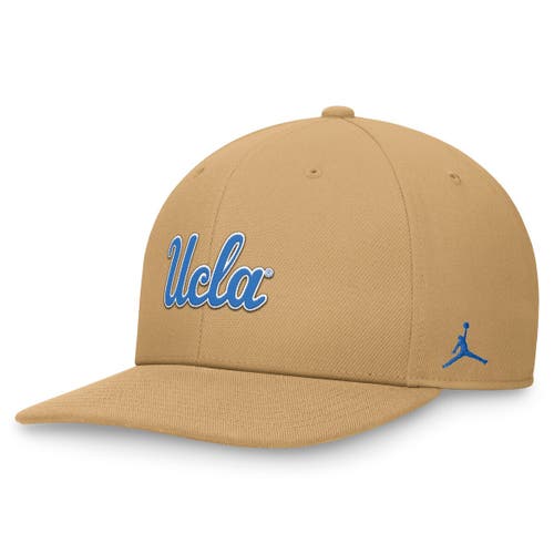 Jordan Brand Khaki Ucla Bruins Primetime Pro Snapback Hat In Brown