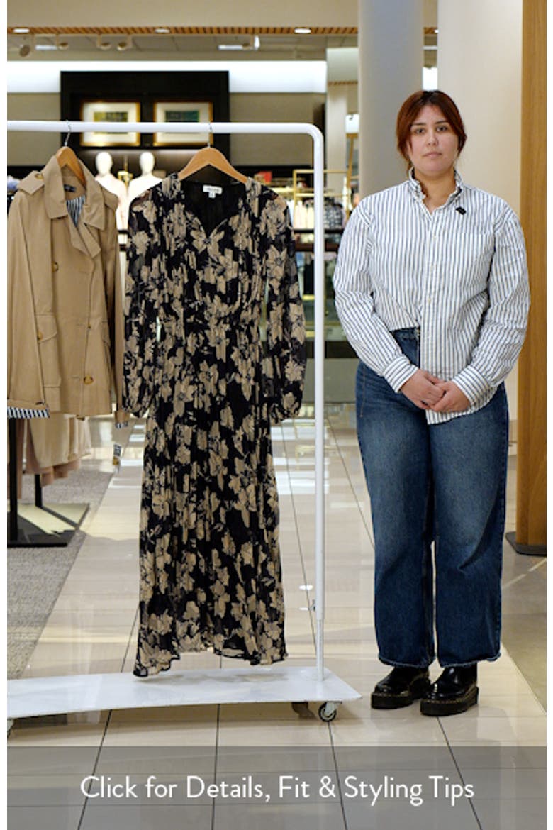 Floral Long Sleeve Maxi Dress video