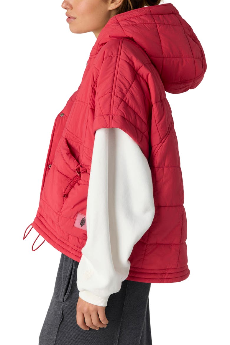 FP Movement Happy Trails Poncho, Alternate, color, CANDY APPLE