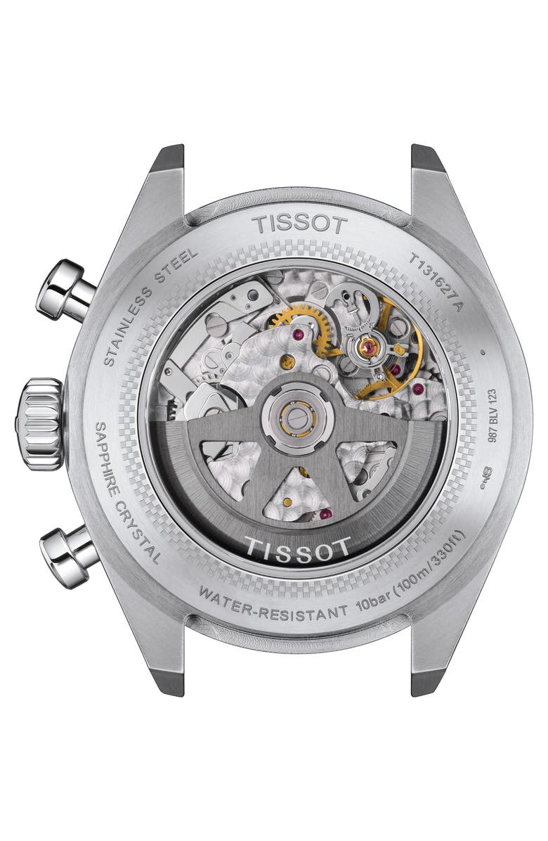 Tissot PRS 516 Bracelet Strap Automatic Chronograph Watch, 45mm, Alternate, color, 