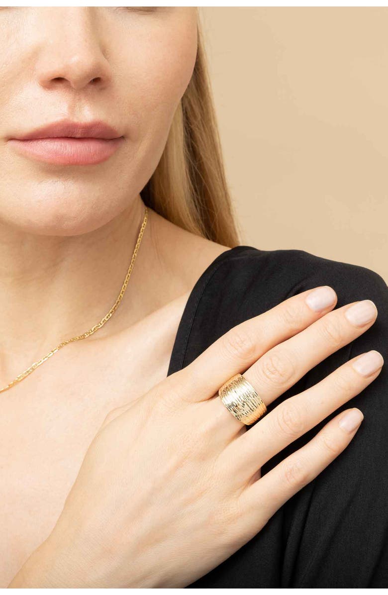 Oradina 14K Yellow Gold Dinner Party Ring, Alternate, color, Yellow Gold