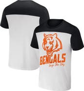 NFL X DARIUS RUCKER Men's NFL x Darius Rucker Collection by Fanatics Cream Cincinnati Bengals Colorblocked T-Shirt