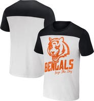 NFL X DARIUS RUCKER Men's NFL x Darius Rucker Collection by Fanatics Cream Cincinnati Bengals Colorblocked T-Shirt