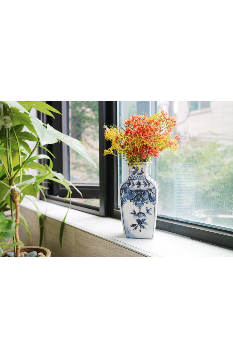 Twig New York Well Versed Small Blue Vase, Alternate, color, Multi