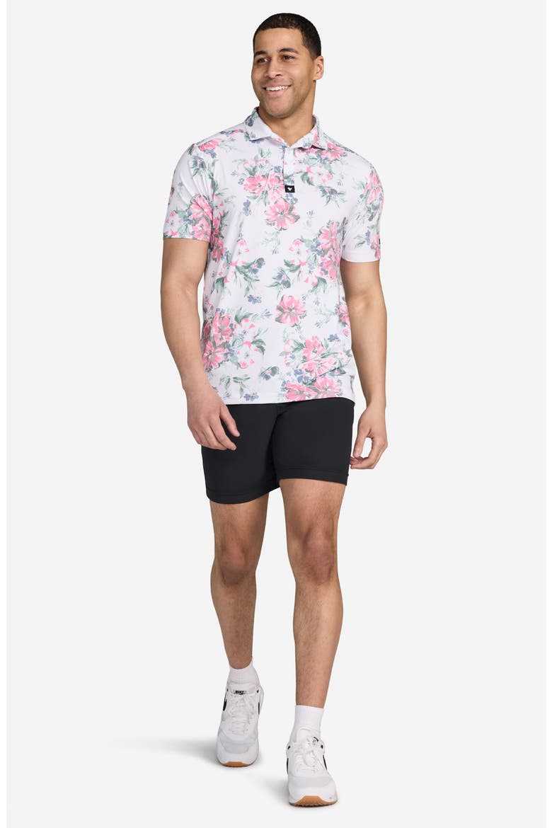 Core Spring Showers Floral Performance Golf Polo, Alternate, color, SPRING SHOWERS