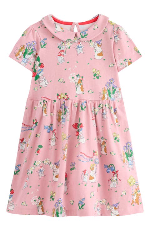 Kids' Meadow Print Cotton Jersey Dress (Toddler, Little Kid & Big Kid)
