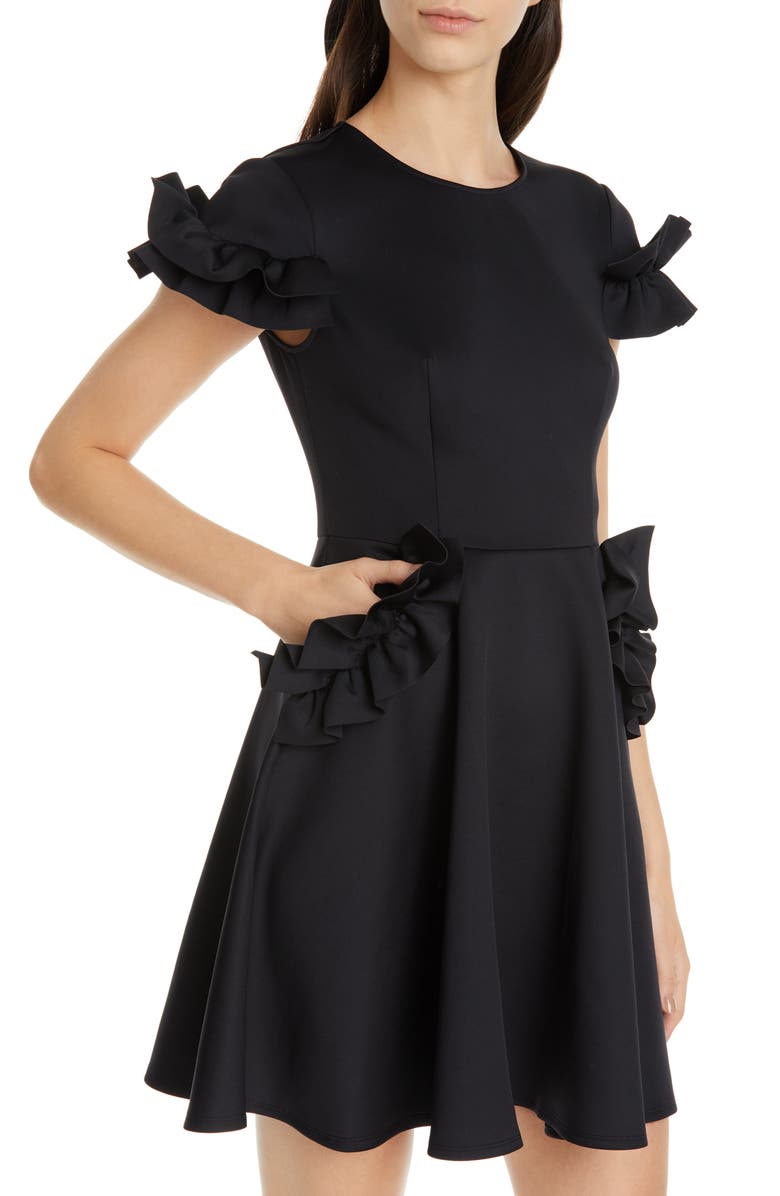 Ted Baker London Luuciee Ruffle Skater Dress, Alternate, color, 