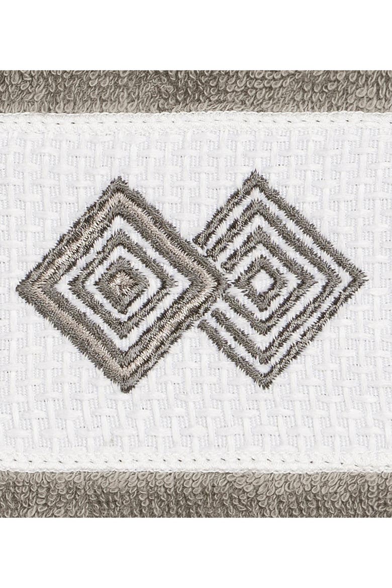 Noah Embellished Washcloth - Set of 2 - Dark Grey, Alternate, color, DARK GREY