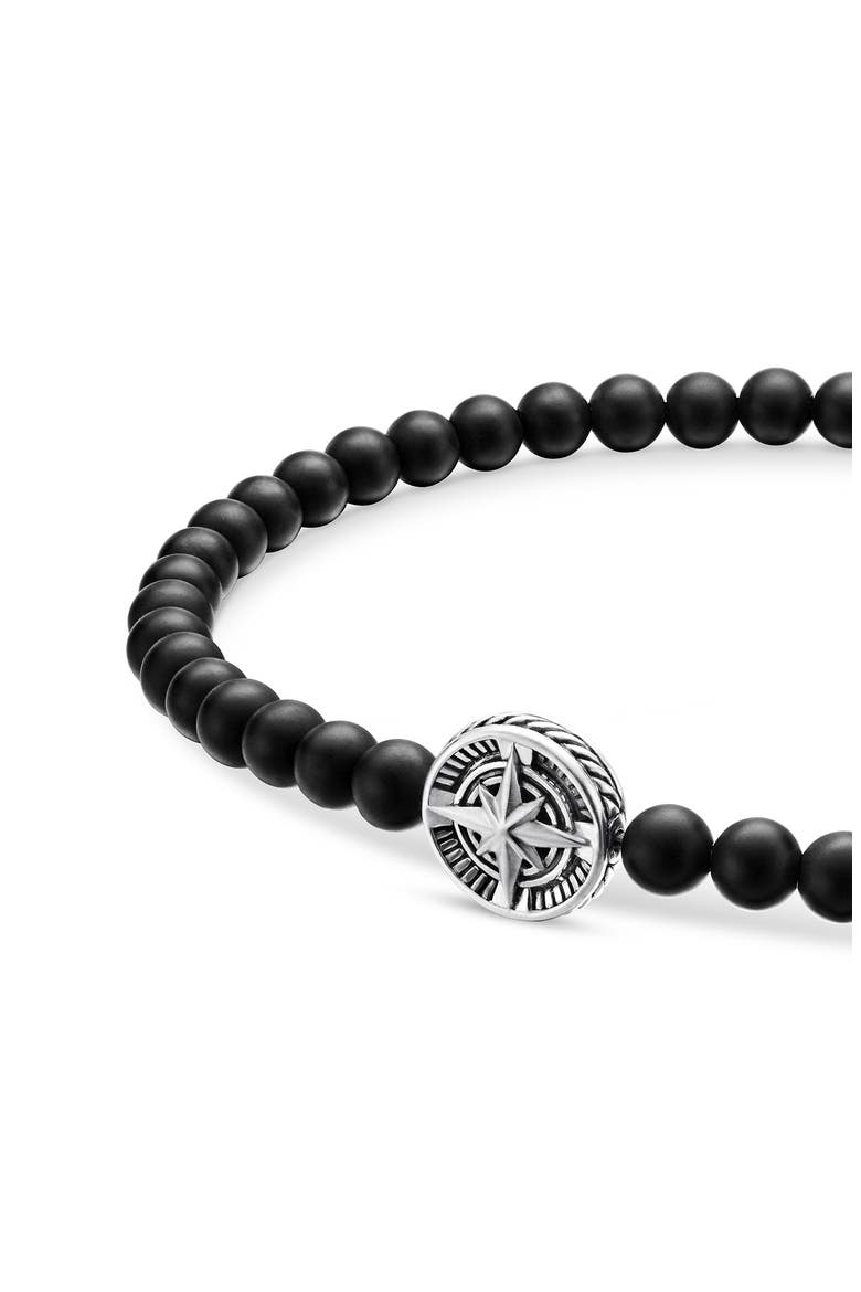 Spiritual Beads Compass Bracelet, Alternate, color, BLACK ONYX