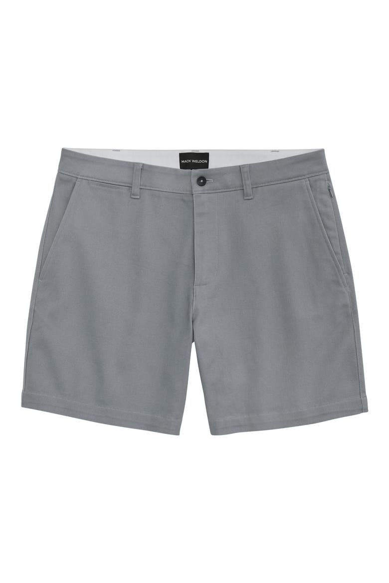 Stretch Twill Chino Shorts, Main, color, MONUMENT