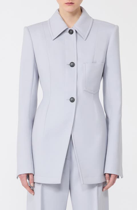 Ottelia Stretch Gabardine Cutaway Jacket