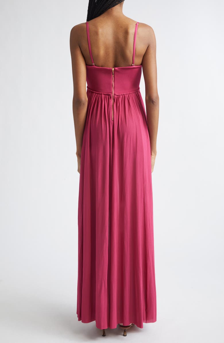 Zimmermann Luna Jersey Bandeau Gown, Alternate, color, Fuchsia