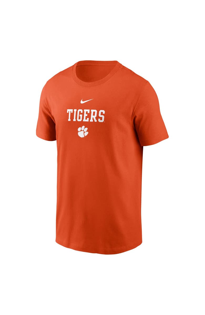 Nike Men's Nike Orange Clemson Tigers 2-Hit Stacked T-Shirt, Alternate, color, Orange