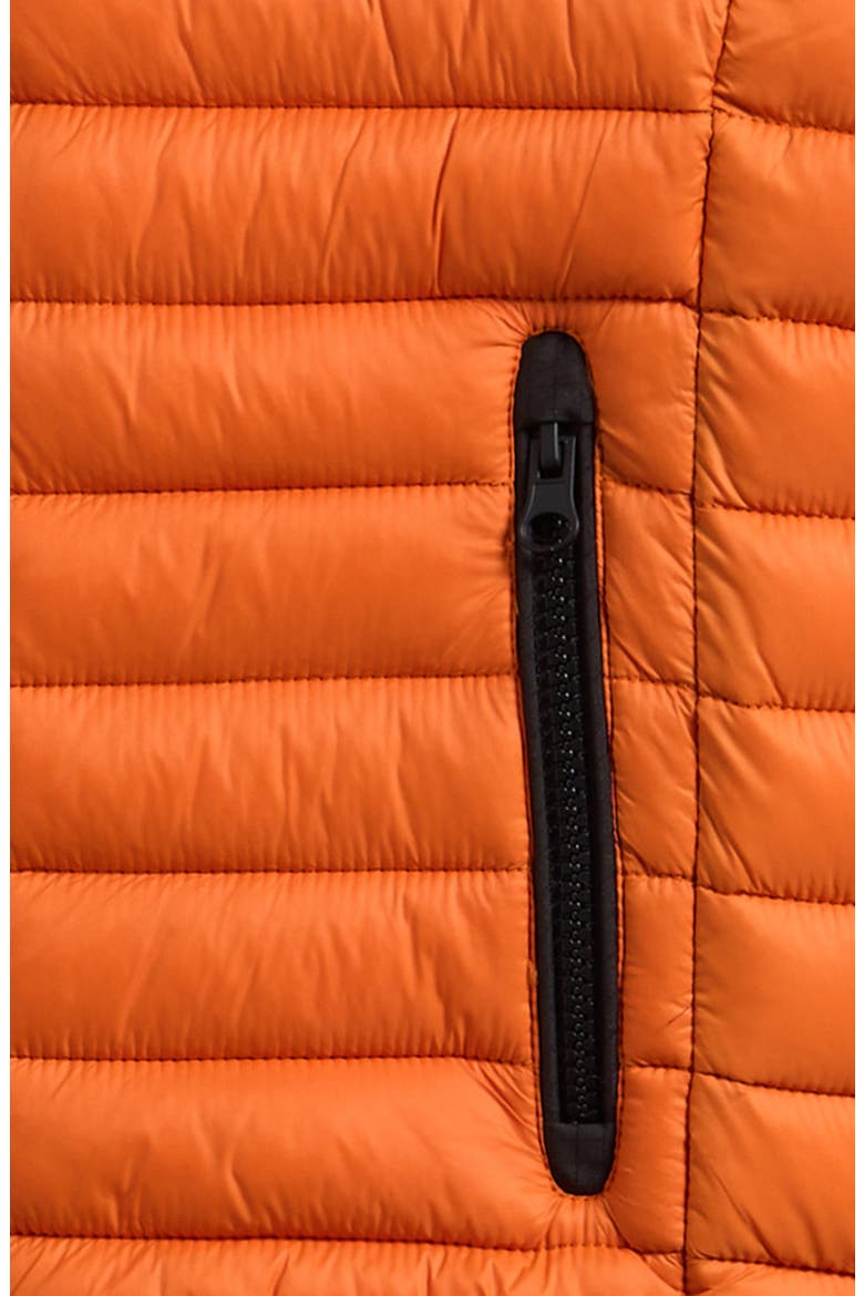 Kids' Flip Recycled Nylon Puffer Jacket, Alternate, color, AMBER ORANGE