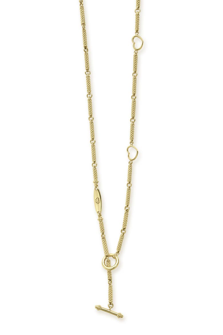 Signature Caviar Station Necklace, Alternate, color, GOLD