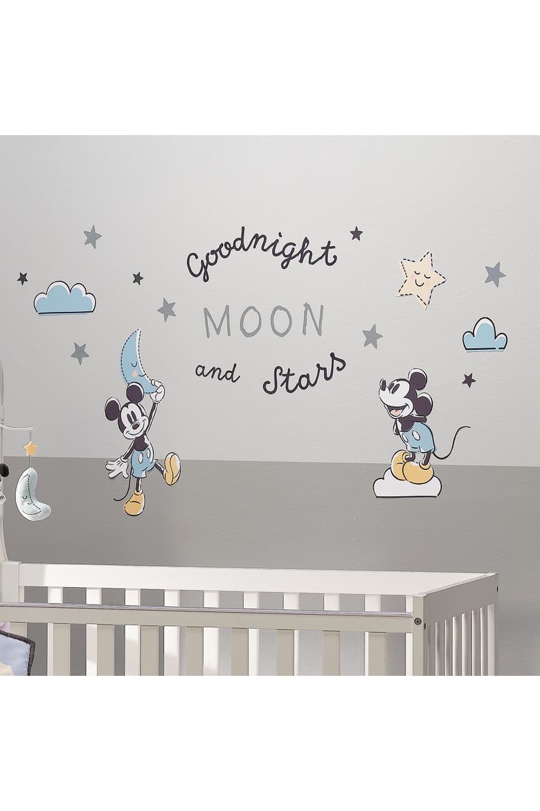 Disney Baby Moonlight Mickey Mouse Wall Decals/Stickers, Alternate, color, Multicolor