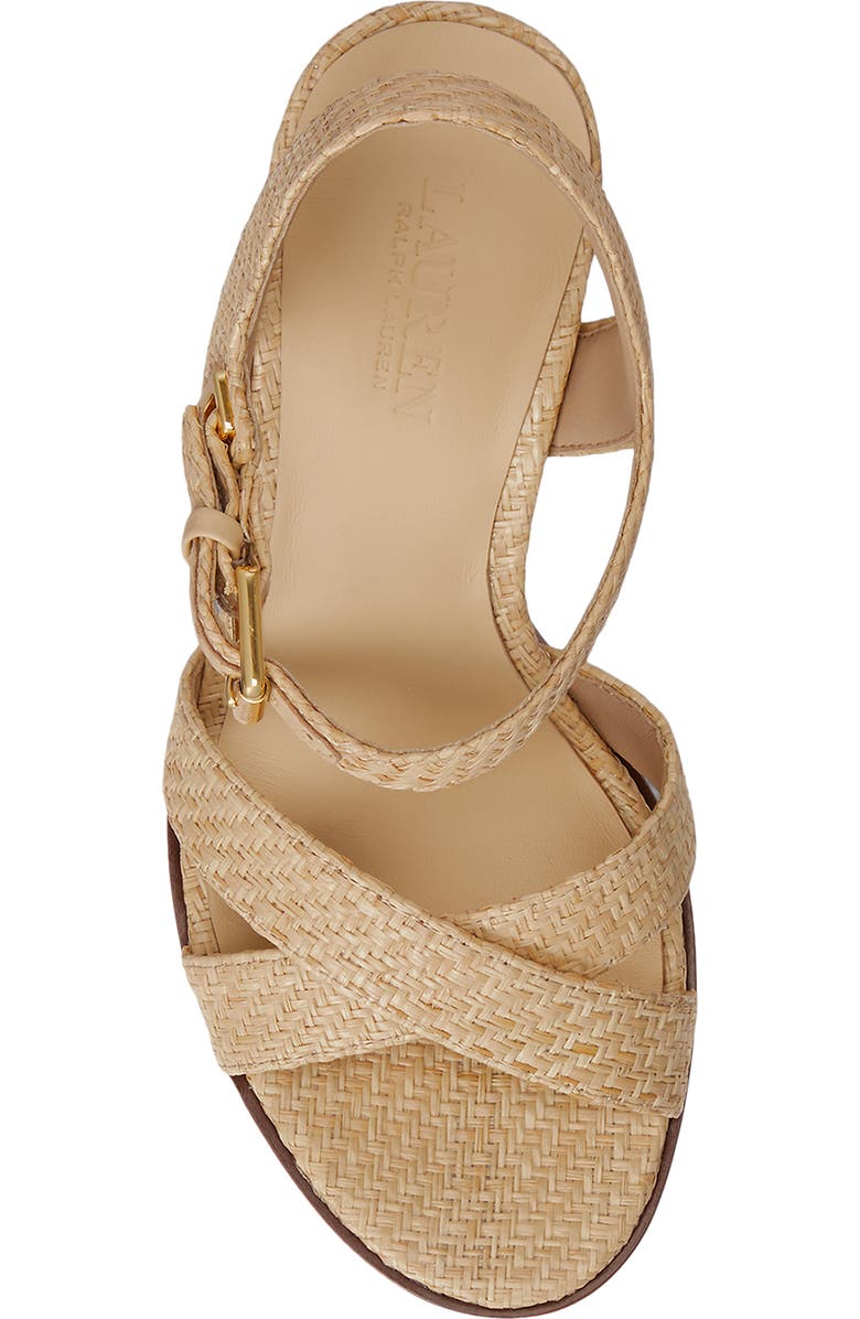Ralph Lauren Emeryn Sandal, Alternate, color, Natural