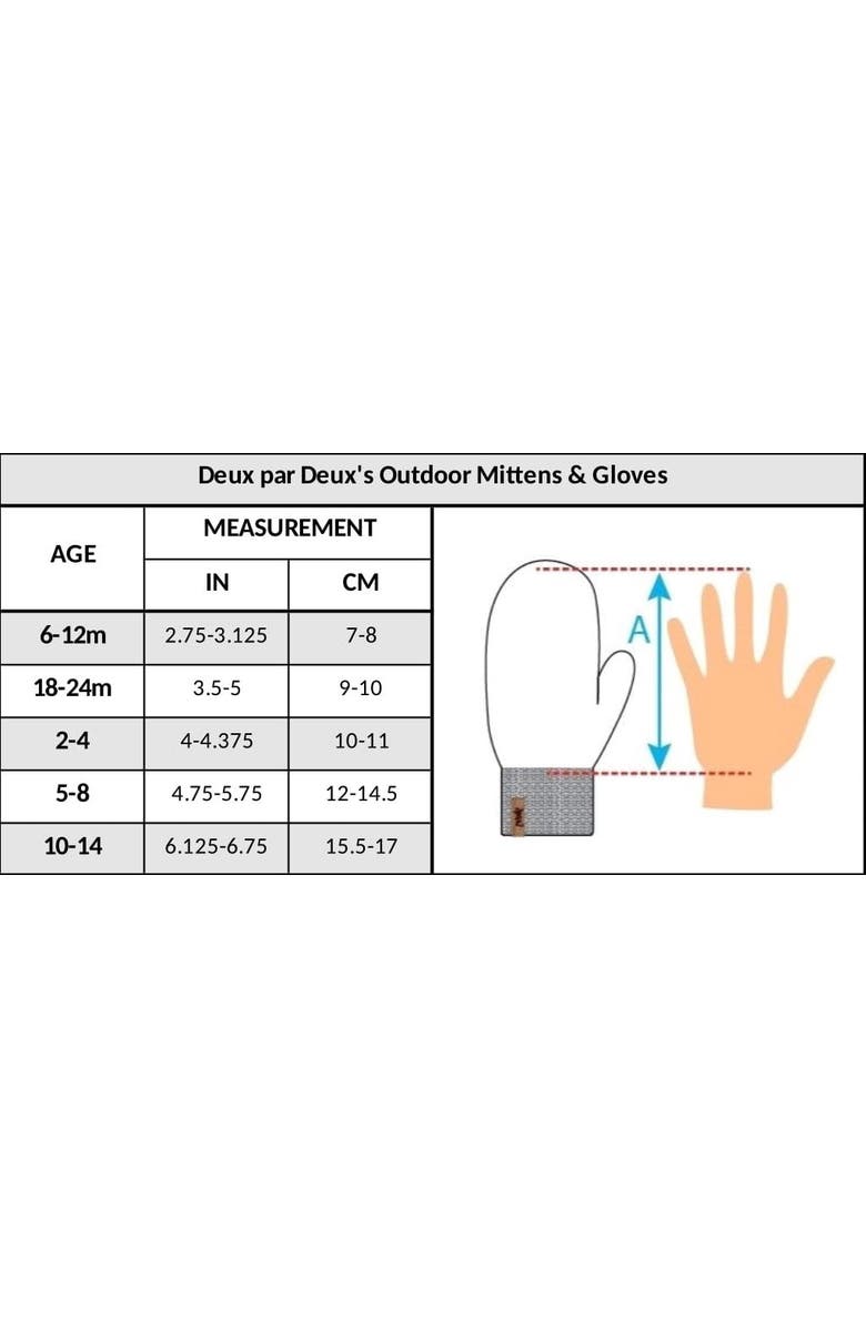 Deux par Deux Boy's Knit Mittens Taupe, Alternate, color,