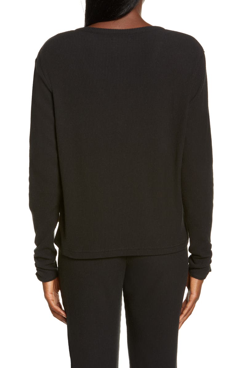 UGG<sup>®</sup> Maxwell Rib V-Neck Lounge Top, Alternate, color, 