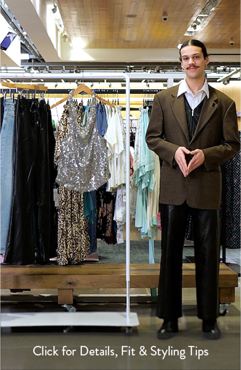 Sleeveless Sequin Halter Top, sales video thumbnail