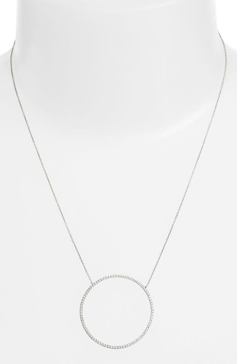 Large Circle Pendant Necklace (Nordstrom Exclusive)