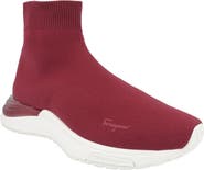 FERRAGAMO Ninette Knit Sock High Top Sneaker