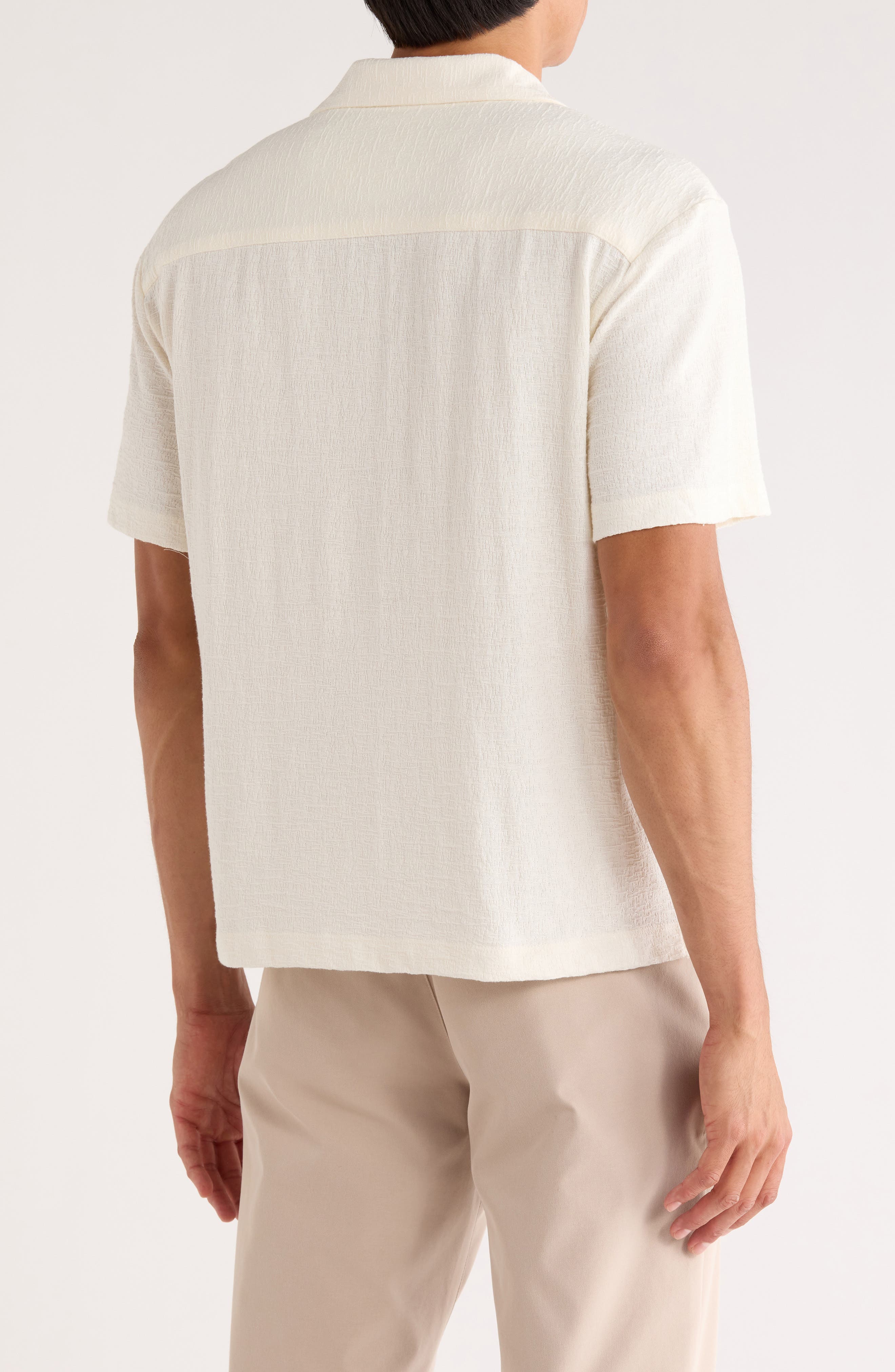 Textured Camp Shirt - image 2